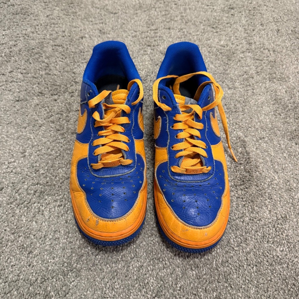 Nike‎ Air Force 1 Low Men's Shoes Royal Blue Orange DV3892 900 Size 7.5